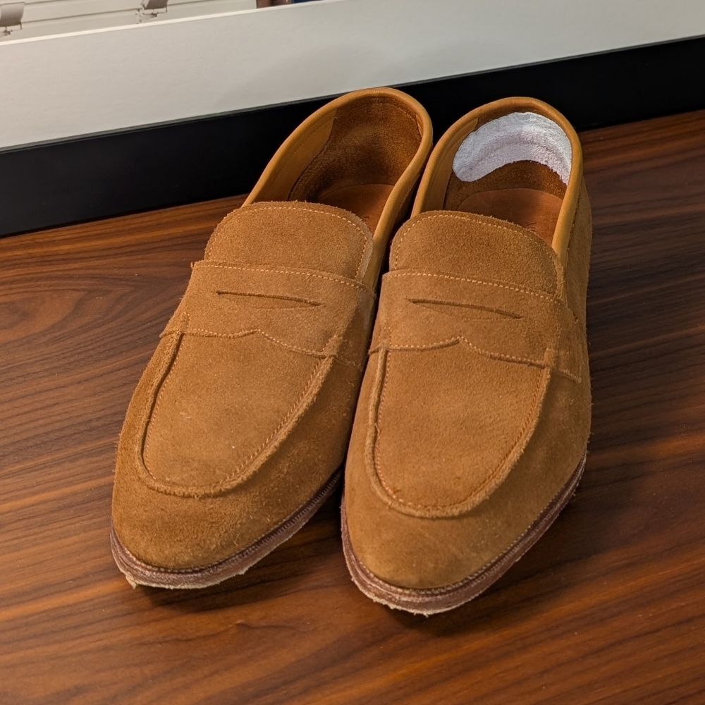 Meermin unlined suede loafers